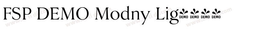 FSP DEMO Modny Lig字体转换 FSP DEMO Modny Lig字体转换